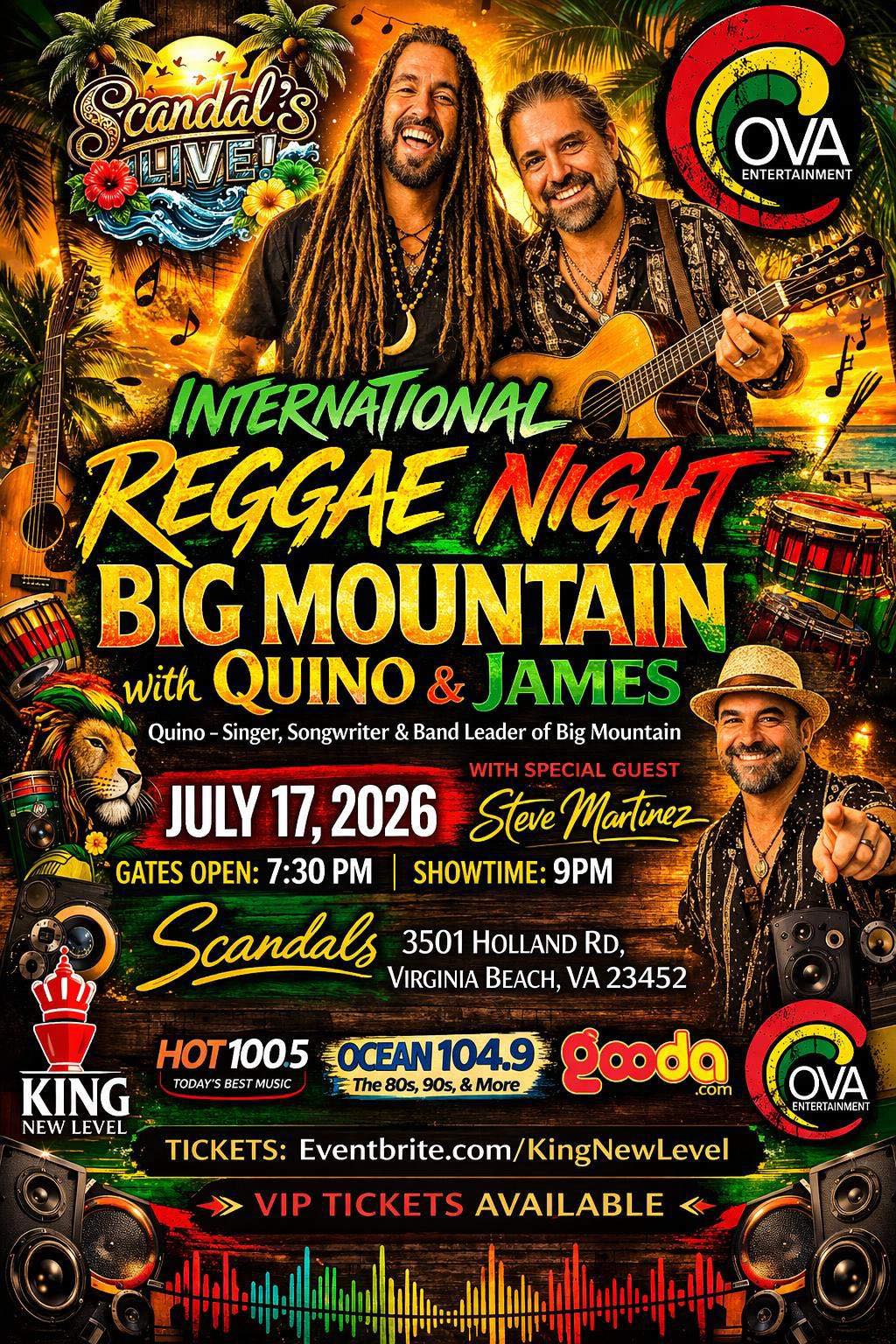 Big Mountain Virginia Beach 2026 reggae concert Scandals