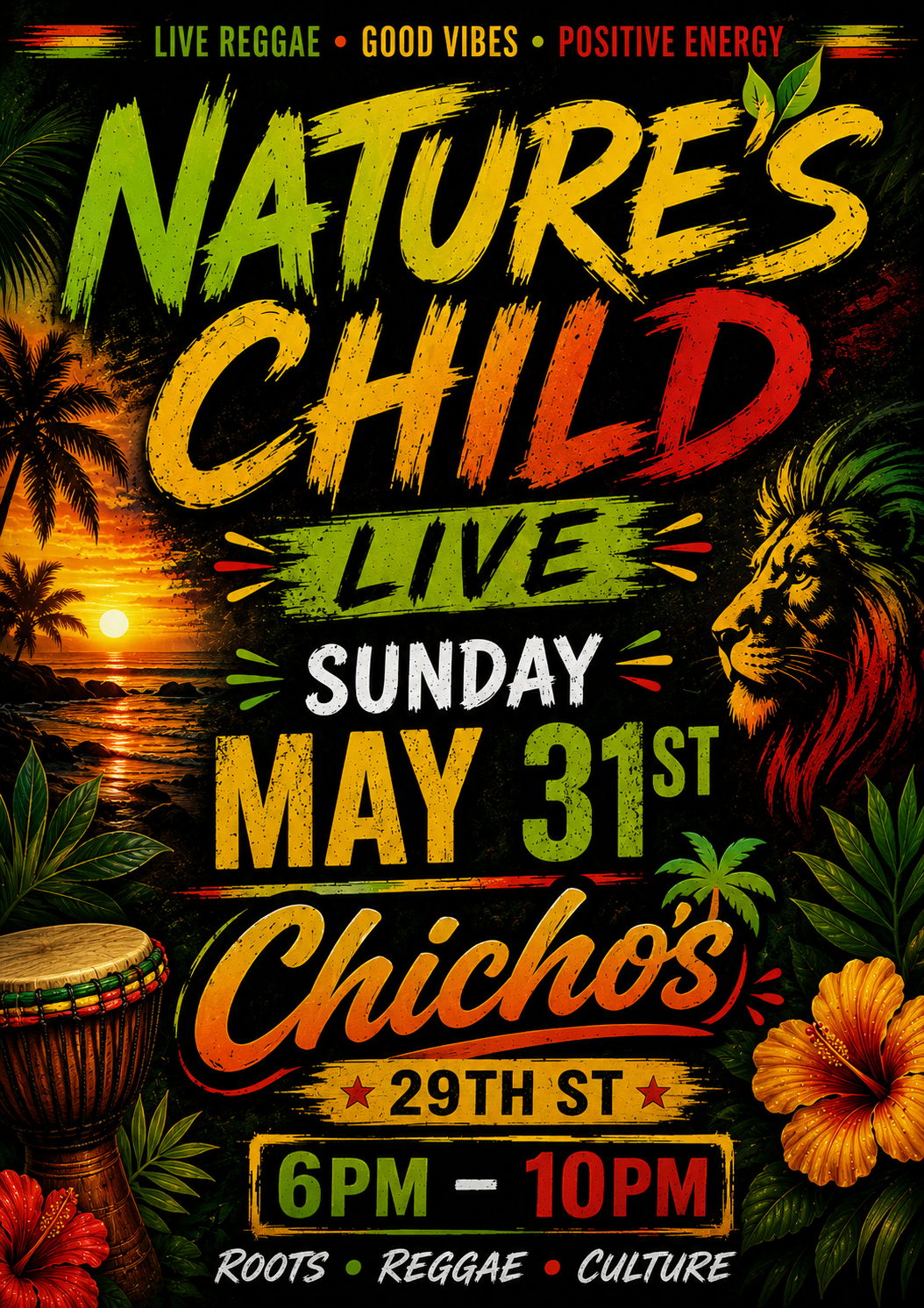 Nature’s Child Live at Chicho’s 29th Street in Virginia Beach