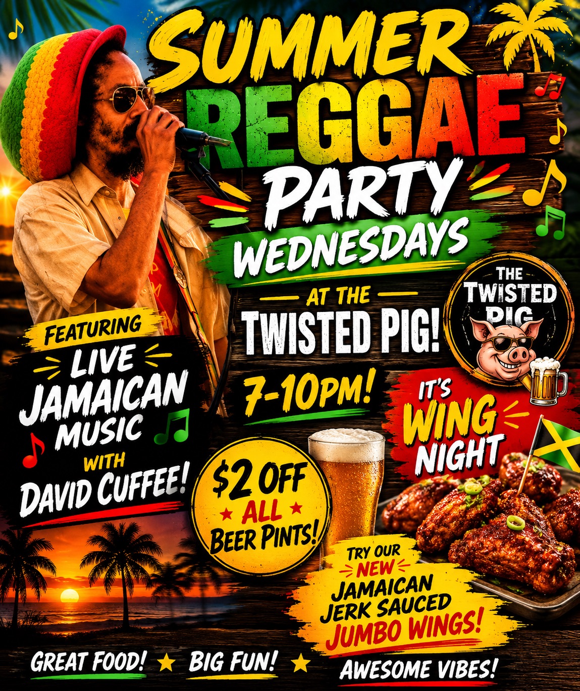 Summer Reggae Party Wednesdays