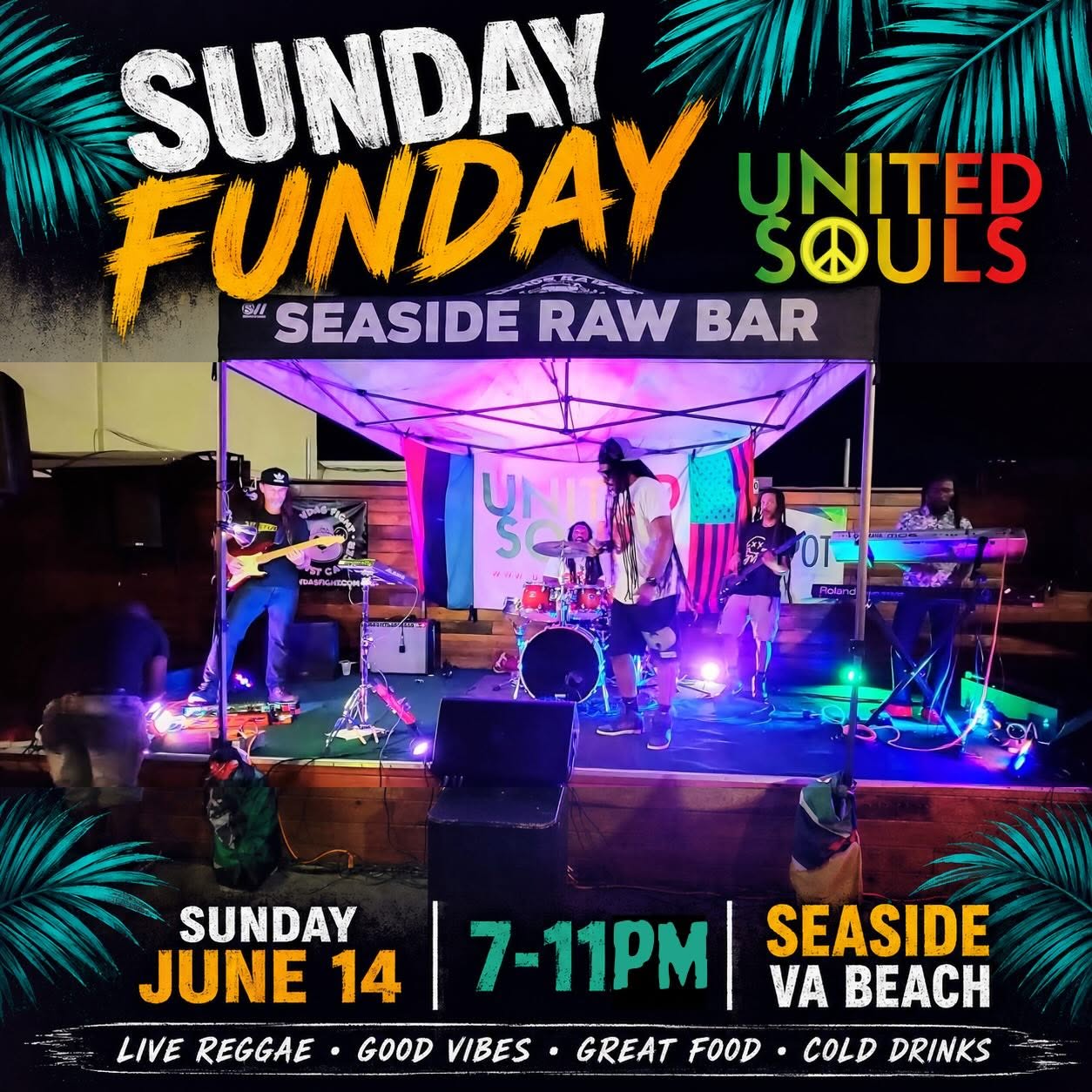 United Souls Live at Seaside Raw Bar – Virginia Beach