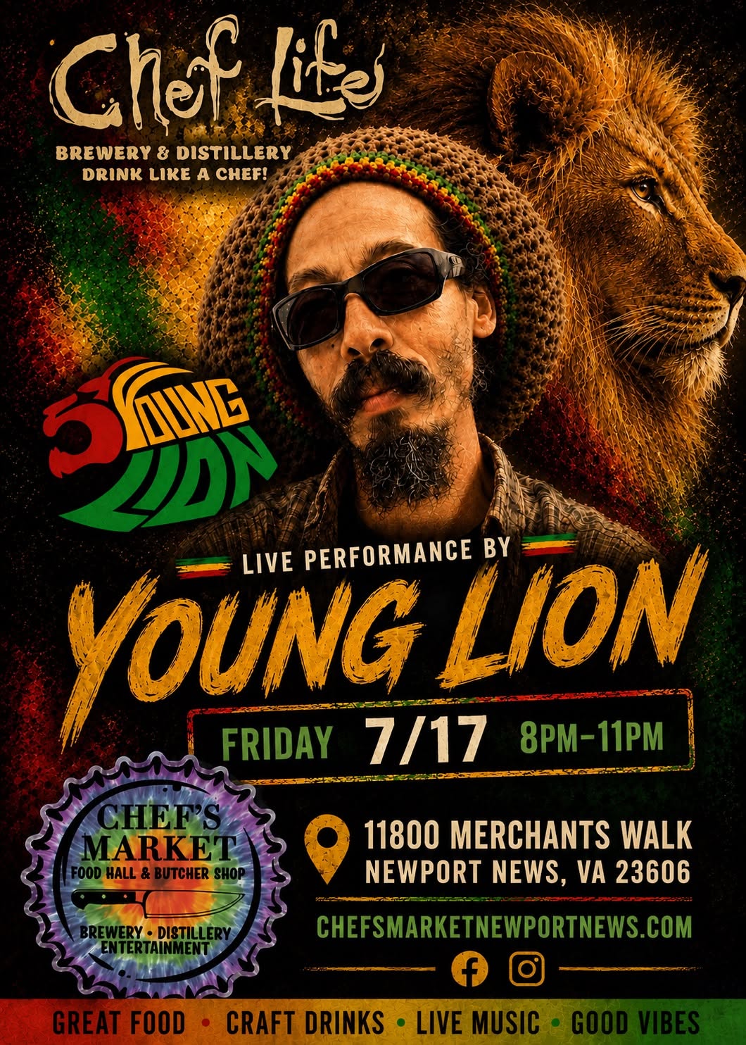 Young Lion (David Cuffee) Live at Chef Life