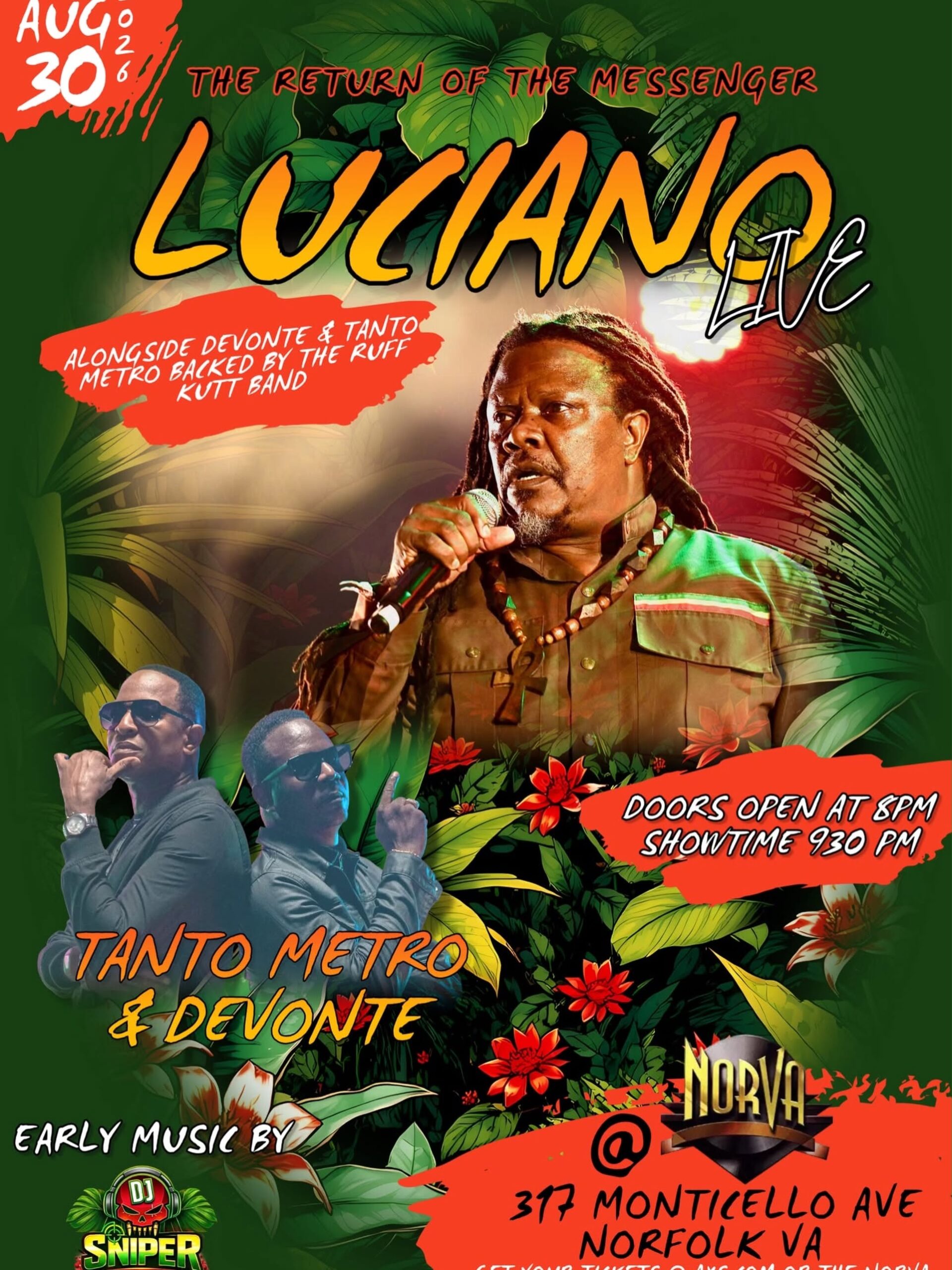 Luciano Live at The NorVa – The Return of the Messenger Tour