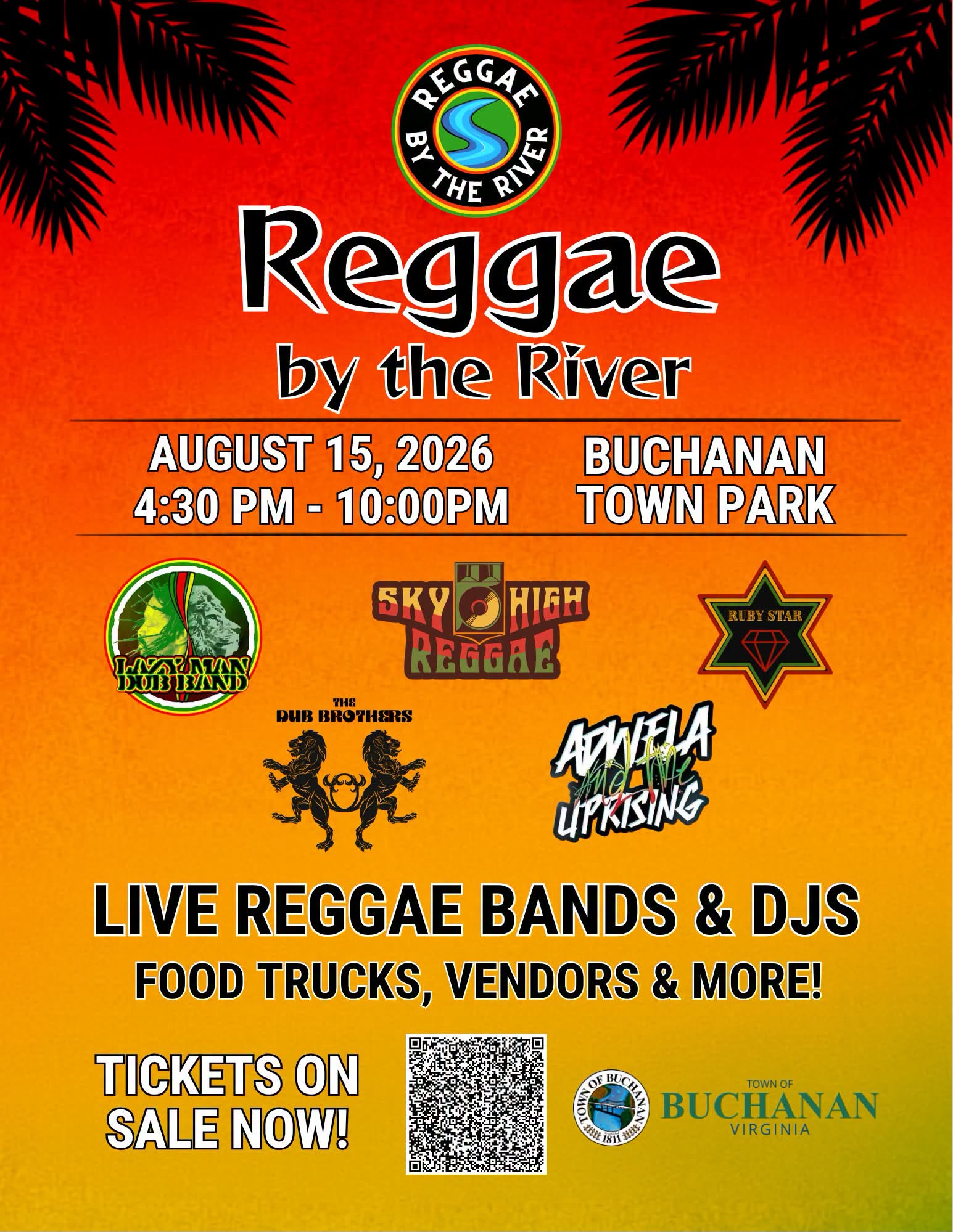 Reggae by the River 2026 at Buchanan Town Park