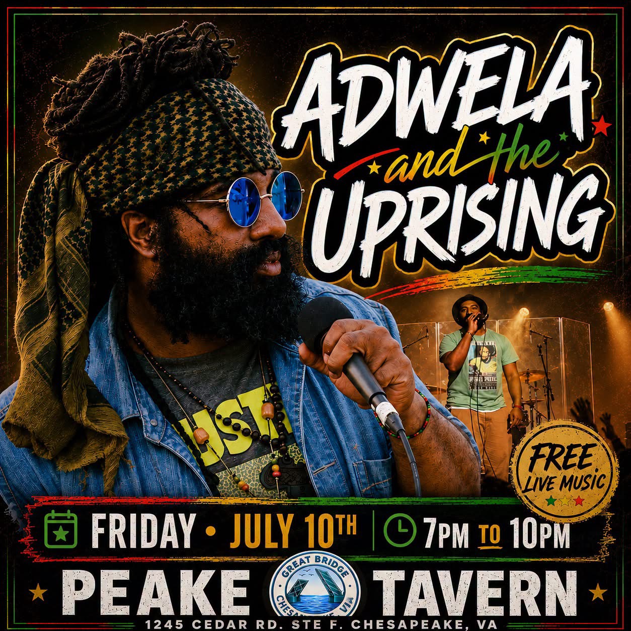 Adwela & The Uprising Live at Peake Tavern