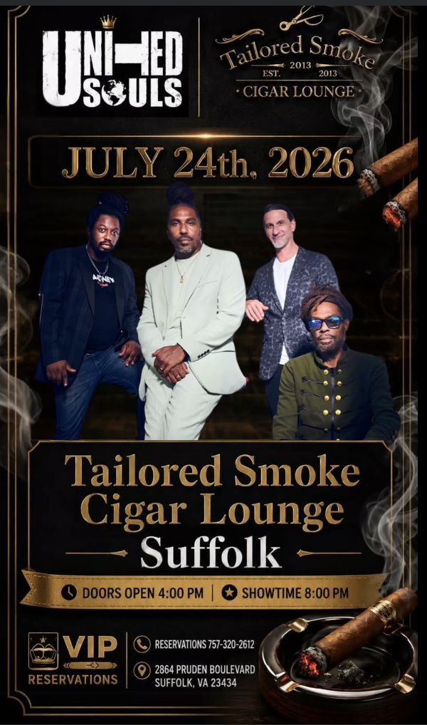 United Souls Live at Tailored Smoke Cigar Lounge – Suffolk